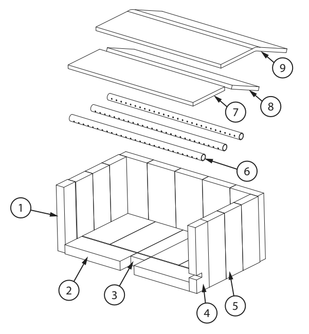 Repair Parts 3 Diagram and Parts List for VG1820  US Stove Company Heating Stove
